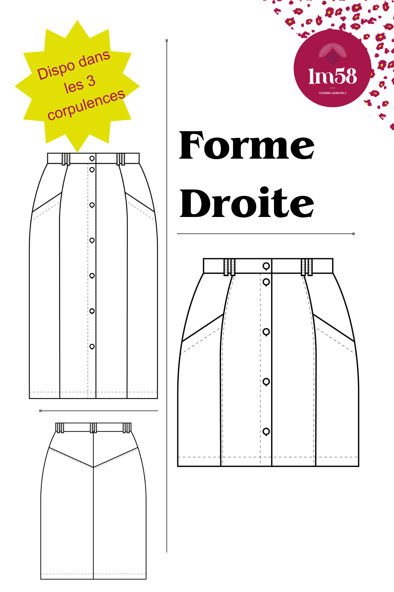 La Jupe FRANGINE - Patron PDF