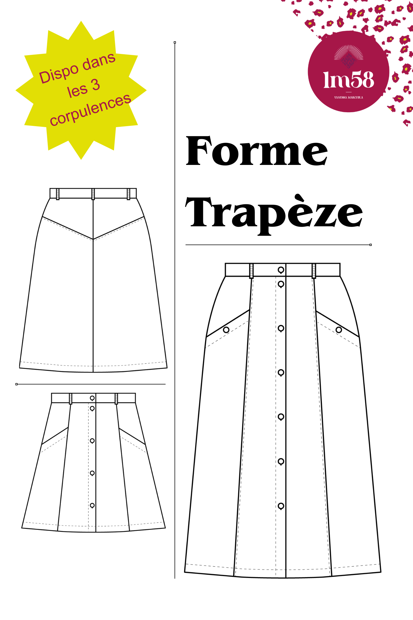 La Jupe FRANGINE - Patron PDF